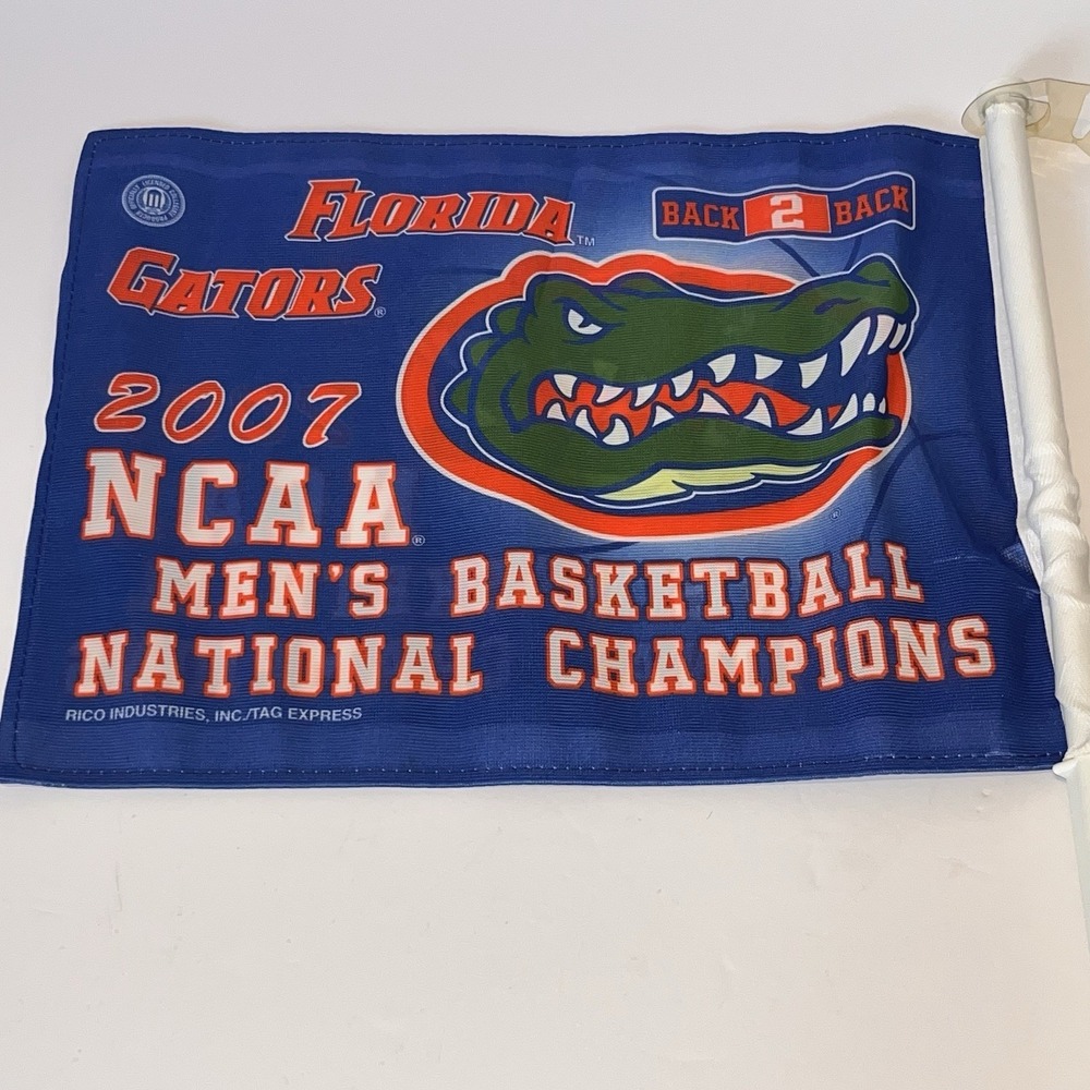 2007 NCAA National Championship Florida Gators Men's Basketball Car Flag Window